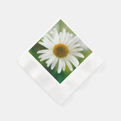 White Oxeye Daisy - Leucanthemum vulgare Serviette (Ecke)