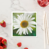 White Oxeye Daisy - Leucanthemum vulgare Serviette (Beispiel)