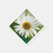 White Oxeye Daisy - Leucanthemum vulgare Serviette (Ecke)