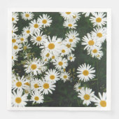 White Oxeye Daisy Meadow Serviette (Vorderseite)
