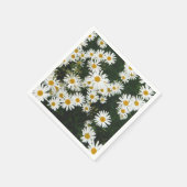 White Oxeye Daisy Meadow Serviette (Ecke)