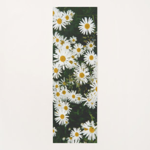 White Oxeye Daisy Meadow Yogamatte
