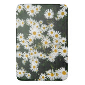 White Oxeye Daisy, Moon Daisy Meadow Badematte (Vorderseite Vertikal)