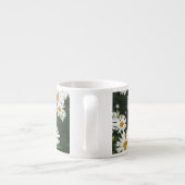 White Oxeye Daisy, Moon Daisy Meadow Espressotasse (Rückseite)