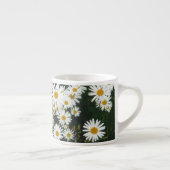 White Oxeye Daisy, Moon Daisy Meadow Espressotasse (Rechts)