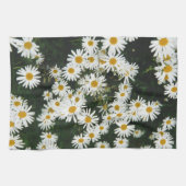 White Oxeye Daisy, Moon Daisy Meadow Geschirrtuch (Horizontal)