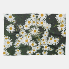White Oxeye Daisy, Moon Daisy Meadow Geschirrtuch