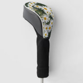 White Oxeye Daisy, Moon Daisy Meadow Golf Headcover (angewinkelt)