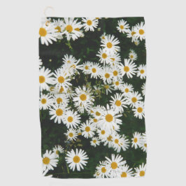 White Oxeye Daisy, Moon Daisy Meadow Golfhandtuch