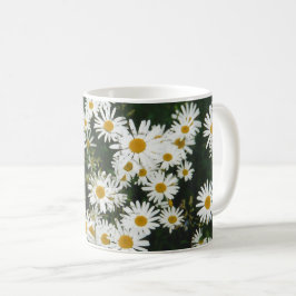 White Oxeye Daisy, Moon Daisy Meadow Kaffeetasse