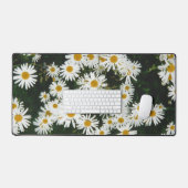 White Oxeye Daisy, Moon Daisy Meadow Schreibtischunterlage (Tastatur & Maus)