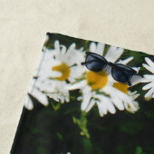 White Oxeye Daisy, Moon Daisy Meadow Strandtuch (Beispiel)