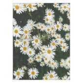 White Oxeye Daisy, Moon Daisy Meadow Tischdecke (Vorderseite)