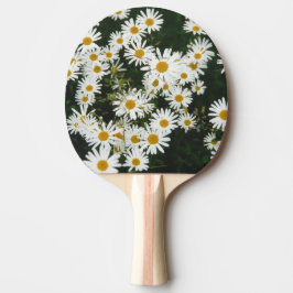 White Oxeye Daisy, Moon Daisy Meadow Tischtennis Schläger