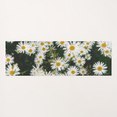 White Oxeye Daisy, Moon Daisy Meadow Yogamatte (Rückseite (Horizontal))