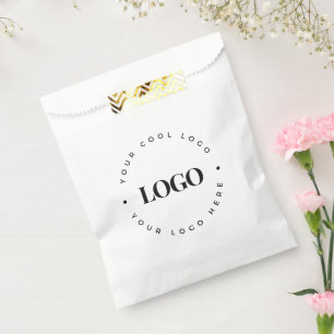 White Paper Bag mit dem Logo für den kundenspezifi Geschenktütchen