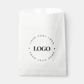 White Paper Bag mit dem Logo für den kundenspezifi Geschenktütchen (Vorderseite)