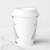 White Paper Cup Pappbecher (Rechts)
