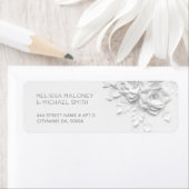 White Paper Cut Roses Minimalist  Wedding (Insitu)