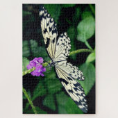 White Paperkite Butterfly Puzzle (Vertikal)