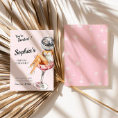 White Party Disco Geburtstag Einladung