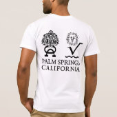 White Party Palm Springs Aqua T-Shirt (Rückseite)