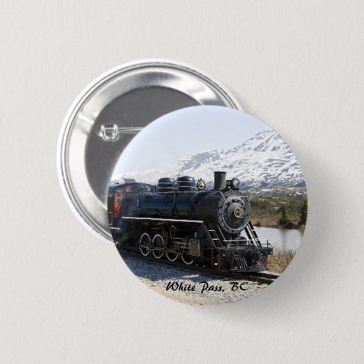 White Pass Zug in Snow Button (Vorne & Hinten)