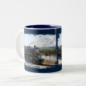 White Pass Zug in Snow Coffee Tasse (Vorderseite Links)