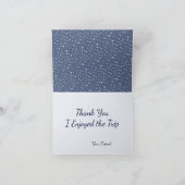 White Pass Zug in Snow Danke Karte (Innenseite)