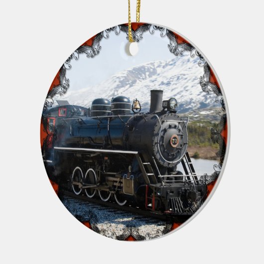 White Pass Zug in Snow Ornament (Links)