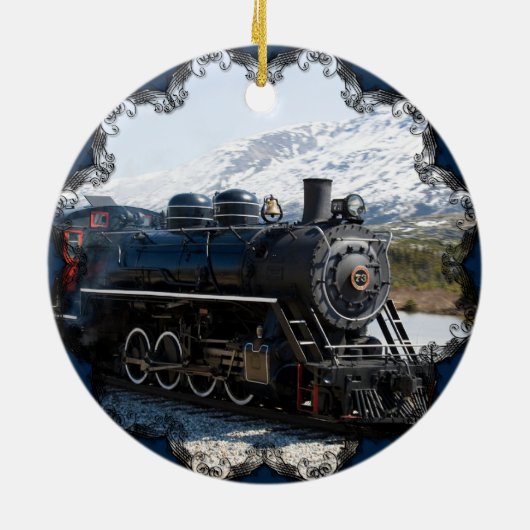 White Pass Zug in Snow Ornament (Hinten)