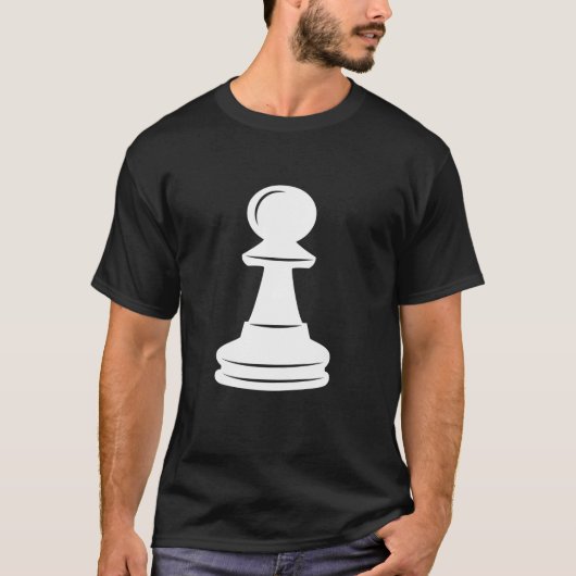 White Pawn Chess Piece Halloween Group Kostüm Che T-Shirt (Vorderseite)