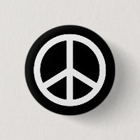White Peace Sign