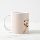 White Peach Cat Kaffeetasse (Links)