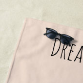 White Peach Cat Strandtuch (Beispiel)