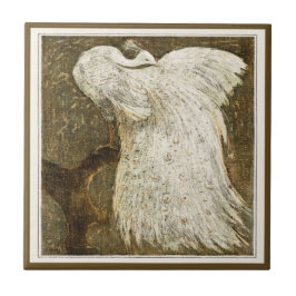 White Peacock auf Niederlassung Niederländische Vi Fliese