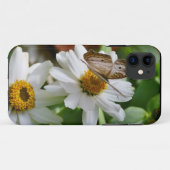 White Peacock Butterfly Case-Mate iPhone Hülle (Rückseite (Horizontal))