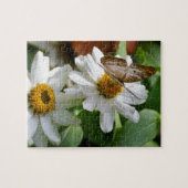 White Peacock Butterfly Puzzle (Horizontal)
