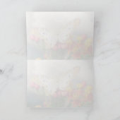 White Peacock Irish Sessing-Grußkarte Karte (Innenseite)