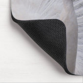 White Peacock Mousepad (Ecke)
