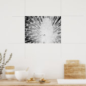 White Peacock Poster (Küche)