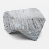 White Peacock schöne Federn Krawatte (Gerollt)