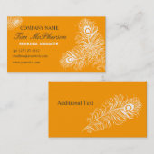 White Peak Fether Networking Event Planner Visitenkarte (Vorne/Hinten)