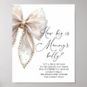 White Pearl Bow Wie groß ist Mommys Bly Game Poster (Vorne)