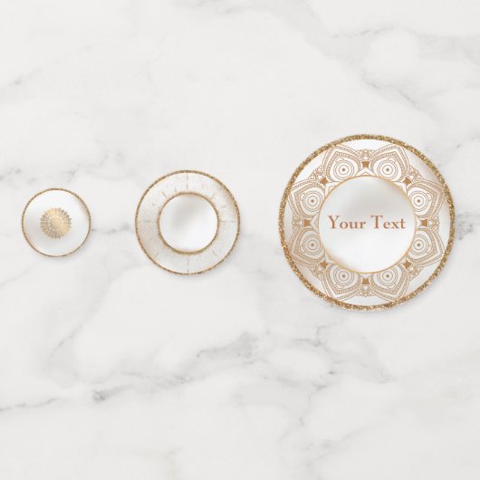 White Pearl Konfetti (Vorderseiten)