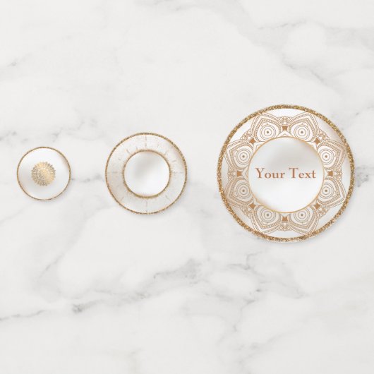 White Pearl Konfetti (Rückseiten)