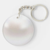 White Pearl Schlüsselanhänger (Rückseite)
