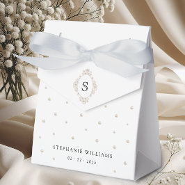 White Pearls Brautparty Fevor Boxes Geschenkschachtel