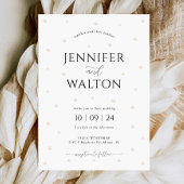 White Pearls Hochzeitseinladung Einladung