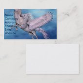 White Pegasus Business Card Visitenkarte (Vorne/Hinten)